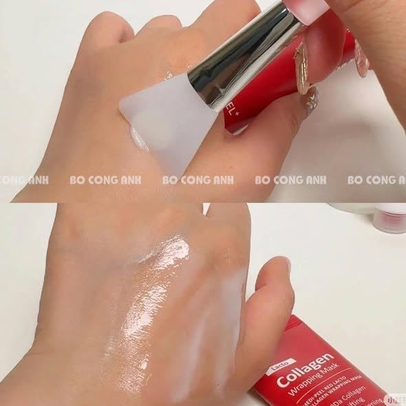 Set 2 tuýp Mặt Nạ Lột Medipeel Lacto Collagen Wrapping Mask 70ml