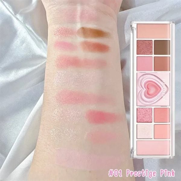 Phấn Mắt + Má + Bắt Sáng Peripera All Take Mood Like Palette 11 Ô Hàn Quốc (5/2026)