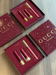 Set Son Lì Gucci Rosso Ancora Lipstick Trio Gift Set 3 Món