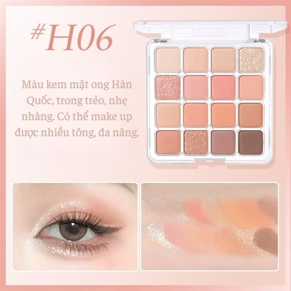 Bảng Phấn Mắt 16 Ô Hold Live Sunset Magic Eye Shadow Palette