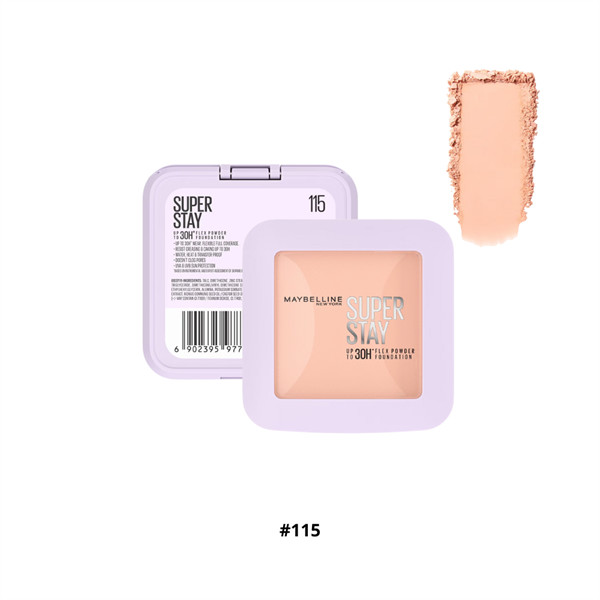 Phấn Phủ Dạng Nén Maybelline Super Stay Up To 30H Flex Powder Foundation 9G (5/2028)