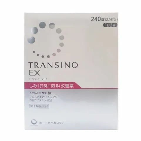 [Hộp Trắng] Viên Uống Trắng Da, Trị Nám Transino Whitening (12/2027)