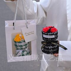 Bó Hoa 3 Bông Dệt Kim