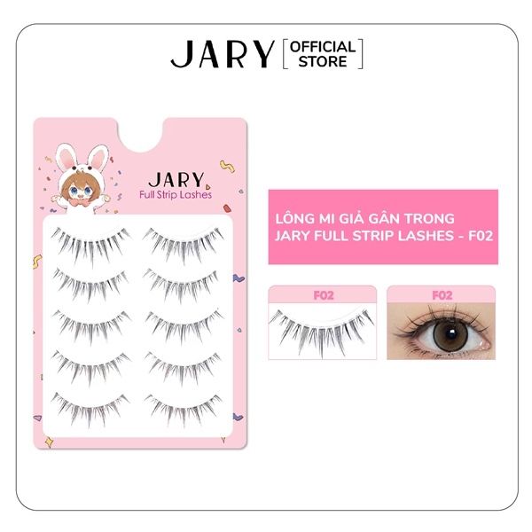 Lông Mi cụm Jary Cluster Lashes Hộp Nhựa 5 Hàng