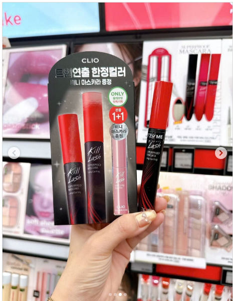 Set Chuốt Mi Clio Kill Lash Superproof Mascara 01 (05/2028)