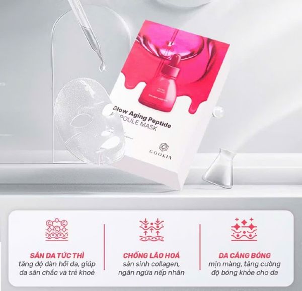 Mặt Nạ Dưỡng Da Gookin Ampoule Mask (01/2028)