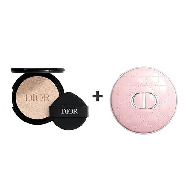 [Vỏ Hồng] Set Phấn Nước Dior Forever Skin Glow (1 Lõi Phấn+1 Vỏ Hộp) 13g (07/2027)