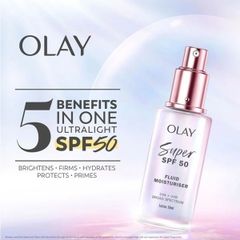 Kem Dưỡng Sáng Da Chống Nắng Olay Super SPF 50+ 50ml