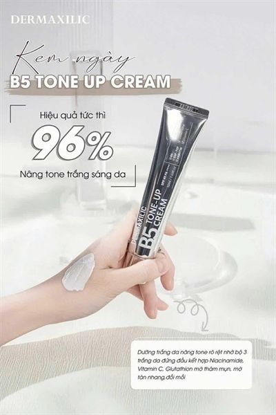 [NK] Kem Dưỡng Dermaxilic B5 Tone Up SPF45 Pa4+ 50ml