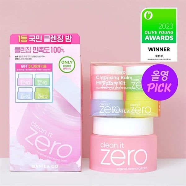 Set 5 Sáp Tẩy Trang Zero Clean It Banila Co (100ml + 4x7ml)