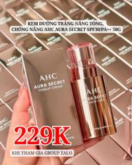 Kem Dưỡng Trắng Nâng Tông, Chống Nắng AHC Aura Secret Spf30/Pa++ 50g (27/5/2027)