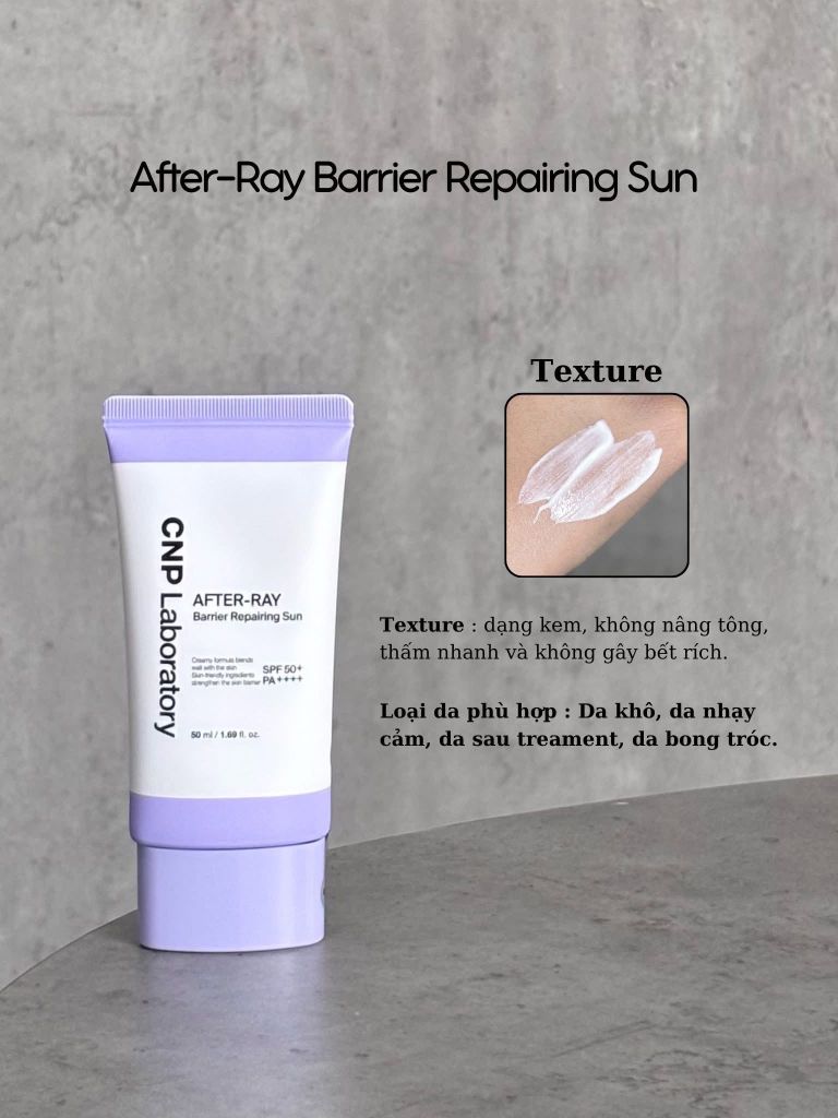 Set Kem Chống Nắng CNP After Ray SPF50 PA 50ml