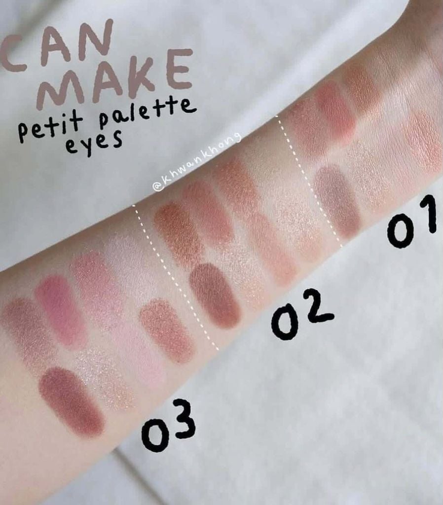 Bảng Phấn Mắt Canmake 8 Ô Petit Palette Eyes
