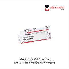 Gel Trị Mụn Tretinoin Menarini USP 0.025% w/w 20G (7/2027)