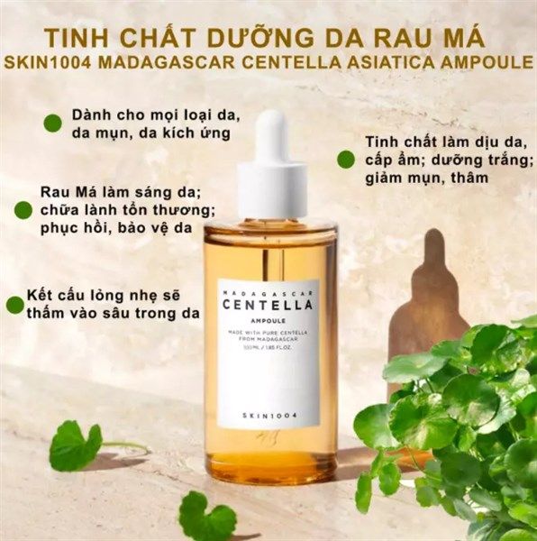Tinh Chất Rau Má Madagascar Ampoule Skin1004 100ml (12/2027)