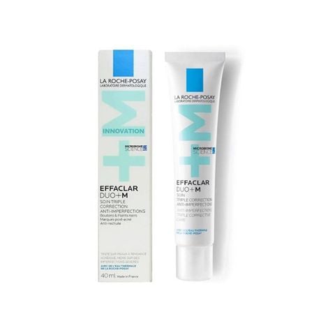 [New] Kem Dưỡng Trị Mụn La Roche-Posay Effaclar DUO+M 40ml (04/2027)