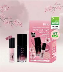 Set Son & Má Hồng Kem Dinto Blur Glowy & Perfect Pair (Son 3.5G + Má Mini)