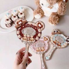 Gương cầm tay Flower Knows The Sweetie Bear BST Gấu