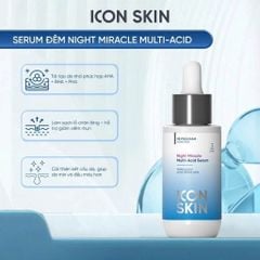Serum Ban Đêm ICON SKIN Night Miracle Multi Acid