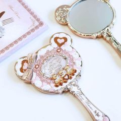 Gương cầm tay Flower Knows The Sweetie Bear BST Gấu