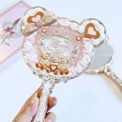 Gương cầm tay Flower Knows The Sweetie Bear BST Gấu