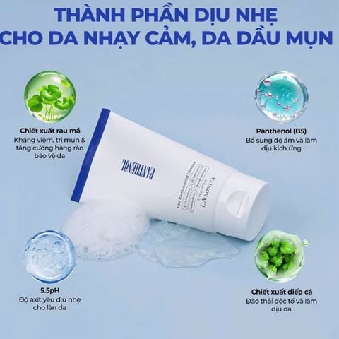 Sữa Rửa Mặt Dịu Nhẹ Labonita Vital Panthenol