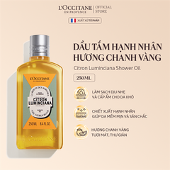 Sữa Tắm Loccitane Citron Luminciana Shower Oil 250ml