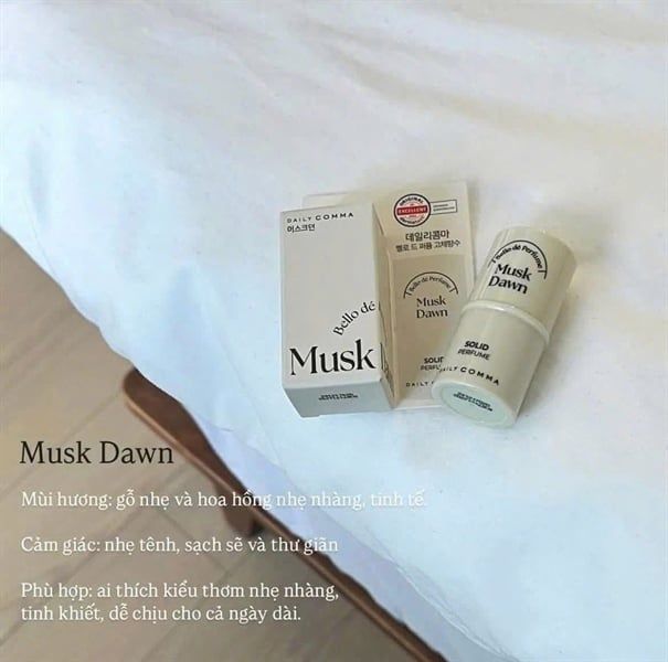 Nước Hoa Sáp Dạng Thỏi Daily Comma Solid Perfume 4.7gr (09/2028)