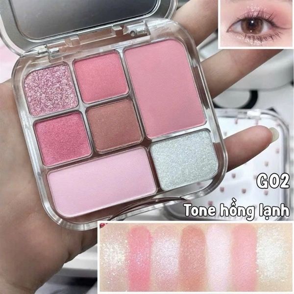 Phấn Mắt GogoTales 7 Ô GT812 (01/2029)