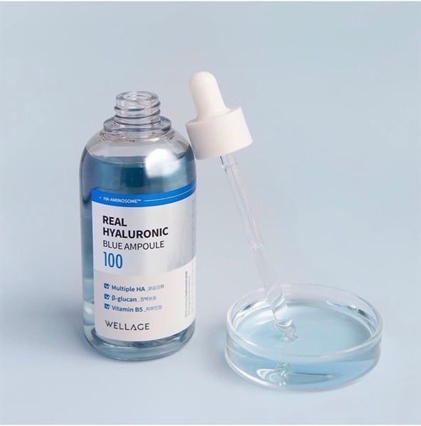 Serum Wellage Real Hyaluronic Blue Ampoule 100 (Nk) (10/2028)