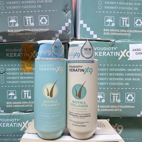 Dầu Xả Voudioty Keratin X9 Biotin & Collagen