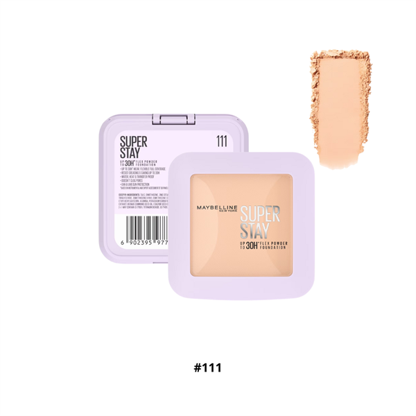 Phấn Phủ Dạng Nén Maybelline Super Stay Up To 30H Flex Powder Foundation 9G (5/2028)