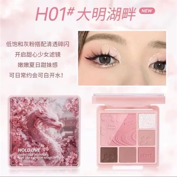 Phấn Mắt 6 Ô Hold Live Pink Mist Dream Powder Blusher Eyeshadow Palette (7/5/2027)