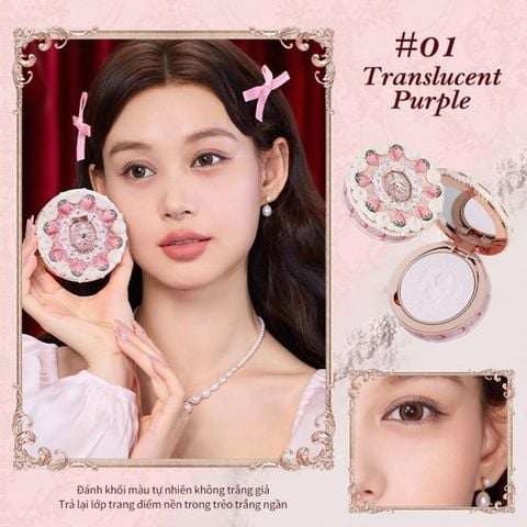 Phấn Phủ Nén Flower Knows Strawberry Cupid 9.5G