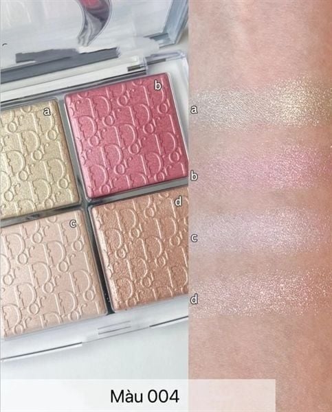 Phấn Má Hồng Và Bắt Sáng 4 Ô Dior Backstage Glow Maximizer Palette 10g