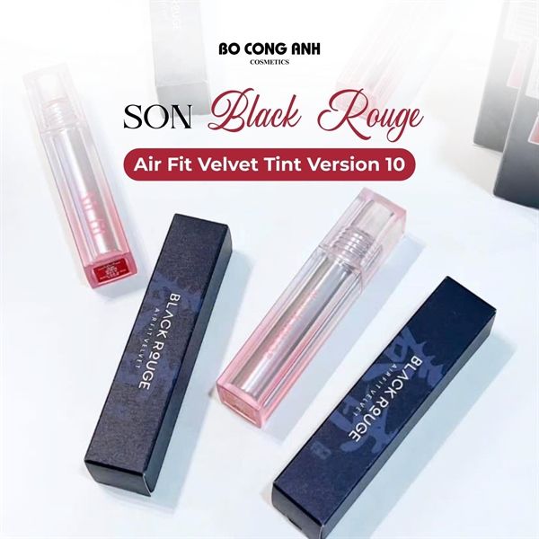 Son Black Rouge Air Fit Velvet Tint Version 10