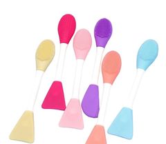 Cọ Đắp Mặt Nạ + Massage Mặt Silicone 2 Đầu