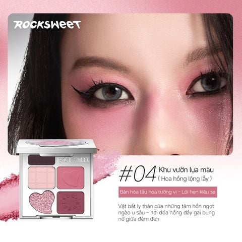 Phấn Mắt 4 Ô Rock Sweet 5G