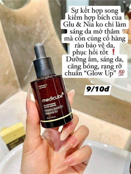 Serum Sáng Da Medi Cube AGE-R Glutathione Glow Serum 30g (11/2028)