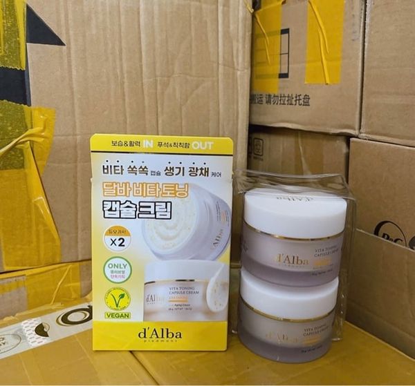 Kem Dưỡng d’Alba Trắng Da, Cấp Ẩm Sâu White Truffle Double Cream 55G