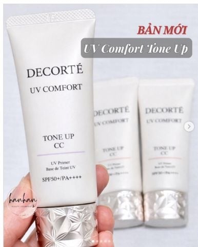 (Bản Mới) Kem Chống Nắng Decorte Sun Shelter Tone Up CC SPF 50+/ PA++++ 30ml (01/2028)