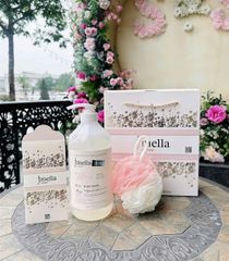 Set Sữa Tắm Nước Hoa JMELLA In France Body Wash 1000ML Kèm Bông Tắm
