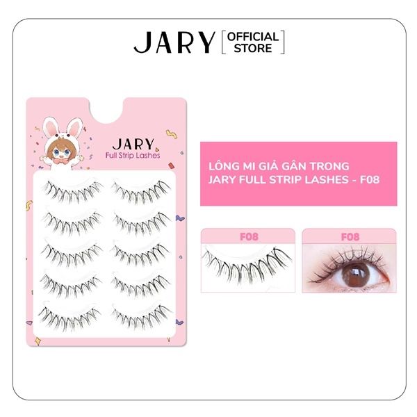 Lông Mi cụm Jary Cluster Lashes Hộp Nhựa 5 Hàng
