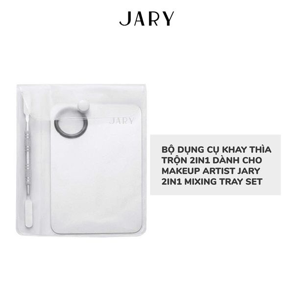 Bộ Dung Cụ Khay Thìa Trộn Kem Nền 2in1 Jary Mixing Tray