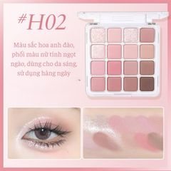 Bảng Phấn Mắt 16 Ô Hold Live Sunset Magic Eye Shadow Palette