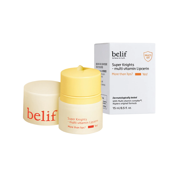 Dưỡng Môi Dạng Thỏi Vặn Belif Super Knights - Multi Vitamin Lipcerin 15ml
