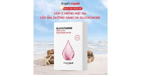 Mặt Nạ Angel's Liquid Glutathione 2000 shot Whitening (12/2028)