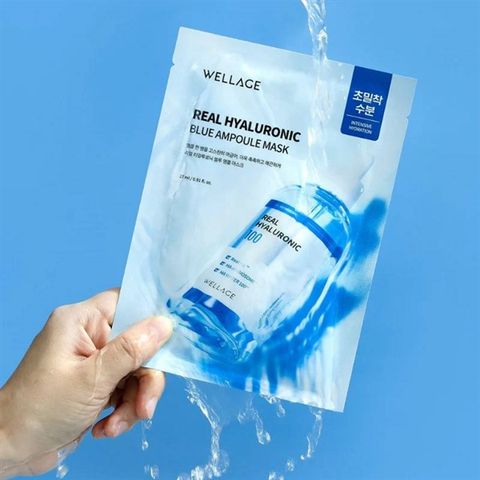 Mặt Nạ Giấy WELLAGE Real Hyaluronic BE304