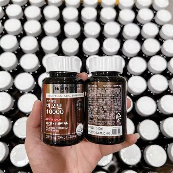 Viên Uống Hỗ Trợ Mọc Tóc Biotin 10000 Nutri D-Day (03/2027)