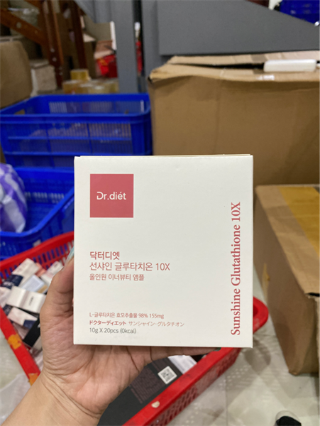 Nước Uống Trắng Da Dr.Diét Sunshine Glutathione 10X (03/2027)